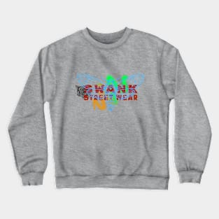 Swank Rose Moth Street Wear Crewneck Sweatshirt